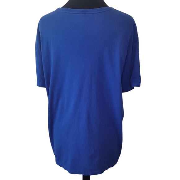 Ralph Lauren Men’s Cotton Polo V-Neck T-Shirt Royal Blue Large GUC - Picture 3 of 9